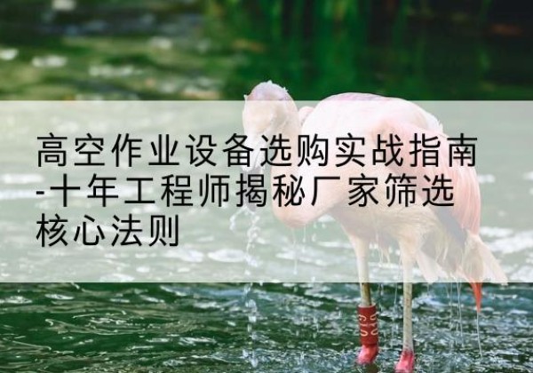 昌图剪叉式升降机厂家-高空作业设备选购实战指南-十年工程师揭秘厂家筛选核心法则